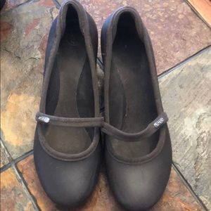 CROCS Women's Brown Wedges